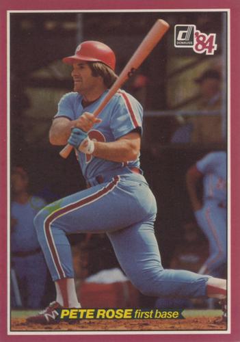 1984 Donruss Action All-Stars #54 Pete Rose Front