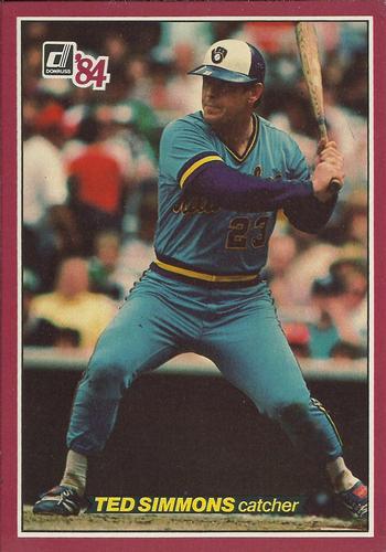 1984 Donruss Action All-Stars #58 Ted Simmons Front