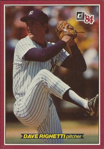 1984 Donruss Action All-Stars #59 Dave Righetti Front