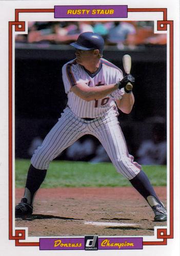 1984 Donruss Champions #28 Rusty Staub Front