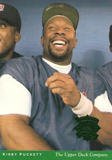 1994 Upper Deck All-Star Jumbos #14 Kirby Puckett / Kent Hrbek Front