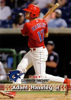2018 Grandstand Clearwater Threshers #NNO Adam Haseley Front