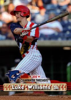 2018 Grandstand Clearwater Threshers #NNO Luke Williams Front