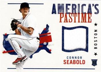 2022 Panini Chronicles - America's Pastime Swatches #APS-CS Connor Seabold Front