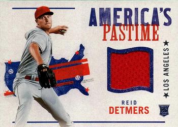 2022 Panini Chronicles - America's Pastime Swatches #APS-RD Reid Detmers Front