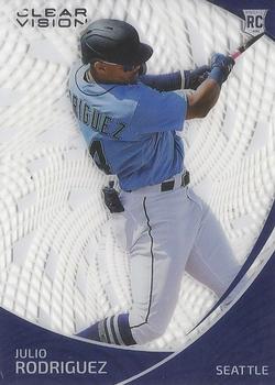 2022 Panini Chronicles - Clear Vision #9 Julio Rodriguez Front