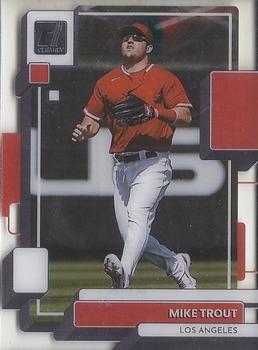 2022 Panini Chronicles - Clearly Donruss #28 Mike Trout Front