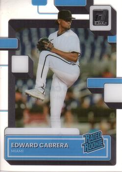 2022 Panini Chronicles - Clearly Donruss #59 Edward Cabrera Front