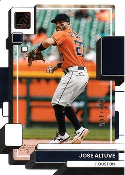 2022 Panini Chronicles - Clearly Donruss Red #42 Jose Altuve Front