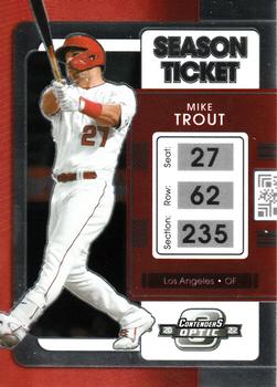 2022 Panini Chronicles - Contenders Optic #5 Mike Trout Front