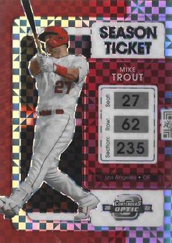 2022 Panini Chronicles - Contenders Optic Building Blocks #5 Mike Trout Front