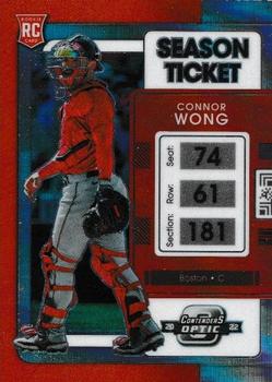2022 Panini Chronicles - Contenders Optic Holo #11 Connor Wong Front