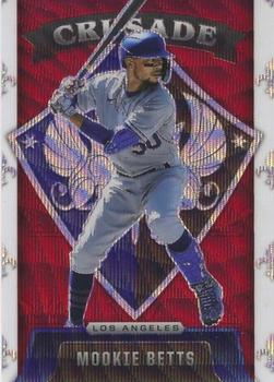2022 Panini Chronicles - Crusade Ruby Wave #25 Mookie Betts Front