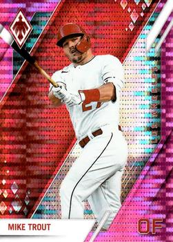 2022 Panini Chronicles - Phoenix Pink Pulsar #20 Mike Trout Front
