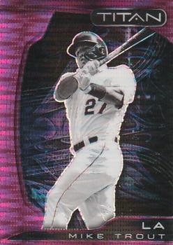 2022 Panini Chronicles - Titan Pink Pulsar #20 Mike Trout Front