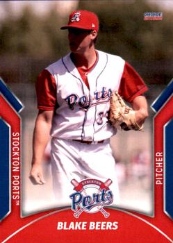 2022 Choice Stockton Ports #03 Blake Beers Front