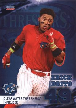 2022 Choice Clearwater Threshers #06 Erick Brito Front