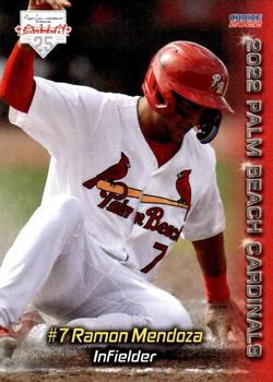 2022 Choice Palm Beach Cardinals #12 Ramon Mendoza Front