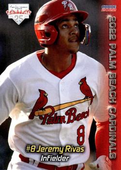 2022 Choice Palm Beach Cardinals #19 Jeremy Rivas Front
