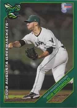 2022 Choice Augusta Greenjackets #09 Rob Griswold Front