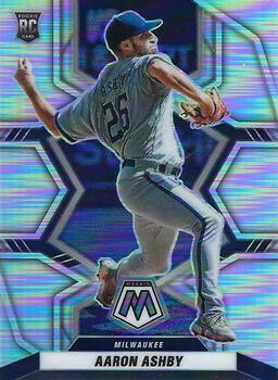 2022 Panini Mosaic - Silver Prizm #231 Aaron Ashby Front