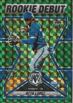 2022 Panini Mosaic - Rookie Debut Green Mosaic #RD-8 Otto Lopez Front