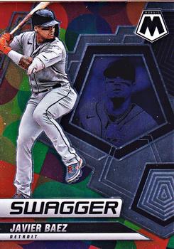 2022 Panini Mosaic - Swagger #SW-2 Javier Baez Front