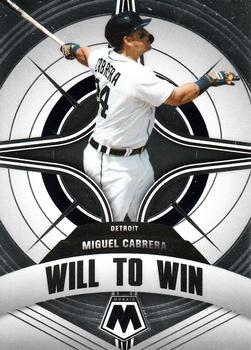 2022 Panini Mosaic - Will to Win #WW-8 Miguel Cabrera Front