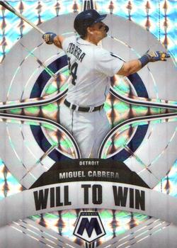 2022 Panini Mosaic - Will to Win Mosaic #WW-8 Miguel Cabrera Front
