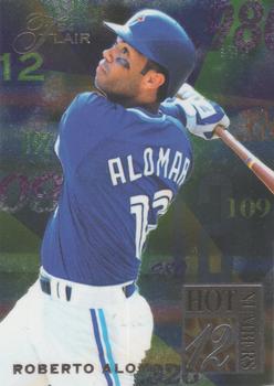 1994 Flair - Hot Numbers #1 Roberto Alomar Front