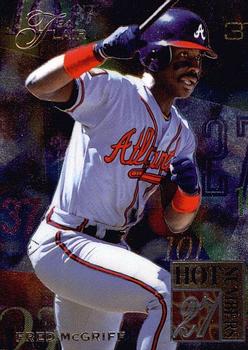 1994 Flair - Hot Numbers #4 Fred McGriff Front