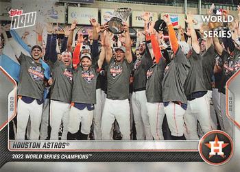 2022 Topps Now World Series Champions Houston Astros #WS-1 Houston Astros Front