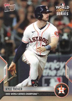 2022 Topps Now World Series Champions Houston Astros #WS-12 Kyle Tucker Front