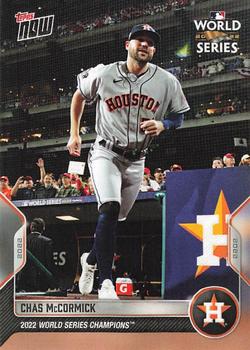 2022 Topps Now World Series Champions Houston Astros #WS-13 Chas McCormick Front