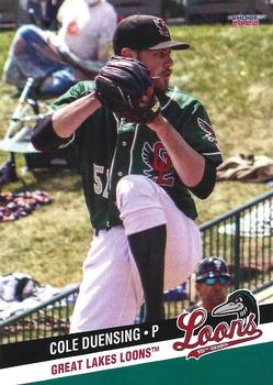 2022 Choice Great Lakes Loons #08 Cole Duensing Front