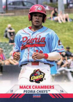 2022 Choice Peoria Chiefs #06 Mack Chambers Front