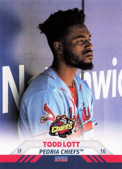 2022 Choice Peoria Chiefs #16 Todd Lott Front