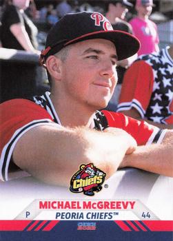 2022 Choice Peoria Chiefs #19 Michael McGreevy Front