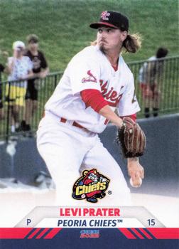 2022 Choice Peoria Chiefs #24 Levi Prater Front