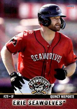 2022 Choice Erie Seawolves #19 Quincy Nieporte Front