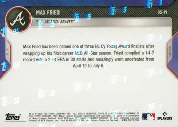 2022-23 Topps Now Off-Season - Blue #OS-14 Max Fried Back
