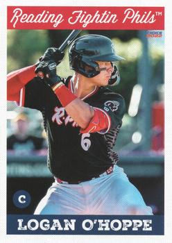 2022 Choice Reading Fightin Phils Update #01 Logan O'Hoppe Front