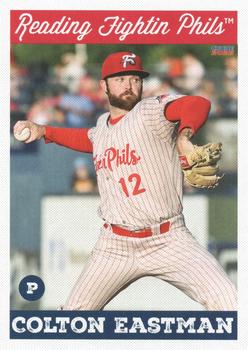 2022 Choice Reading Fightin Phils Update #07 Colton Eastman Front