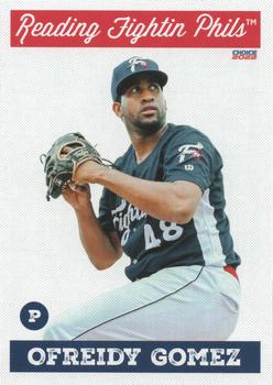 2022 Choice Reading Fightin Phils Update #09 Ofreidy Gomez Front