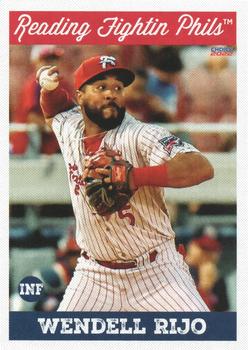 2022 Choice Reading Fightin Phils Update #26 Wendell Rijo Front