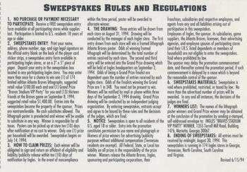 1994 Ingles Atlanta Braves Stickers #NNO Roberto Kelly Back