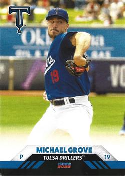2022 Choice Tulsa Drillers #10 Michael Grove Front