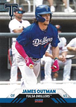 2022 Choice Tulsa Drillers #21 James Outman Front