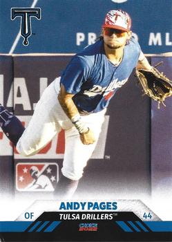 2022 Choice Tulsa Drillers #22 Andy Pages Front