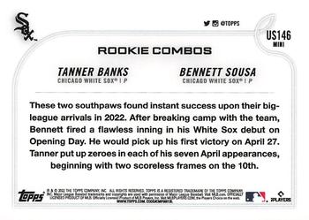 2022 Topps Mini #US146 Tanner Banks / Bennett Sousa Back